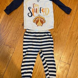 Essentials Navy and White Striped Outfit